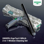 UNGER Zestaw Profesjonalny do mycia okien ErgoTec NINJA 2w1 - 9