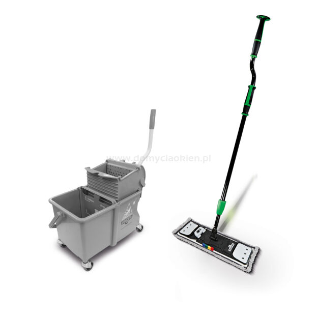 UNGER erGO! clean Flat Mop Starter Kit