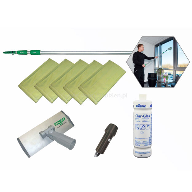 UNGER INDOOR Zestaw do wewnętrznego mycia okien 