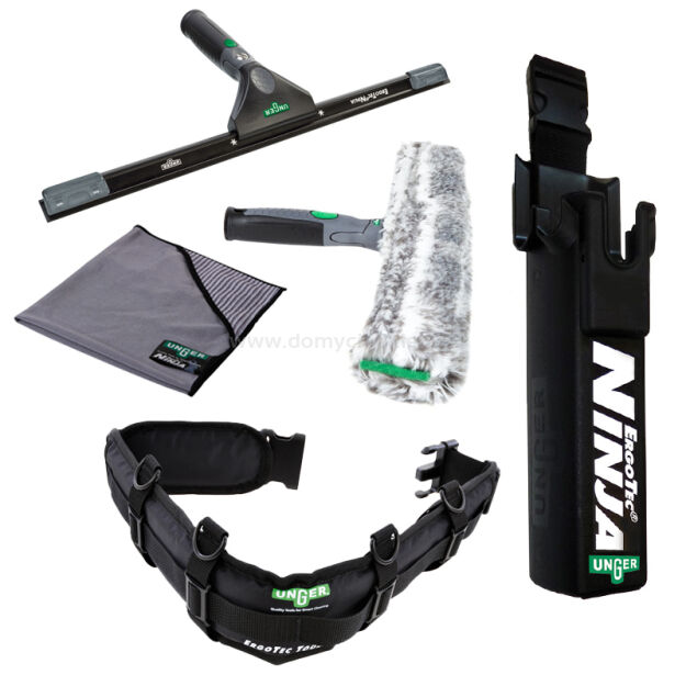 UNGER Zestaw Premium Ninja do mycia okien ErgoTec 35cm 