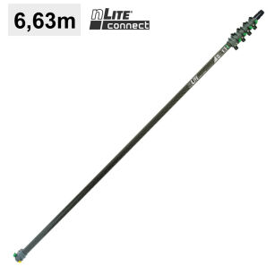 UNGER Kij teleskopowy nLite Connect HiMod Carbon Master Pole, 6.63 m / 1,87 m
