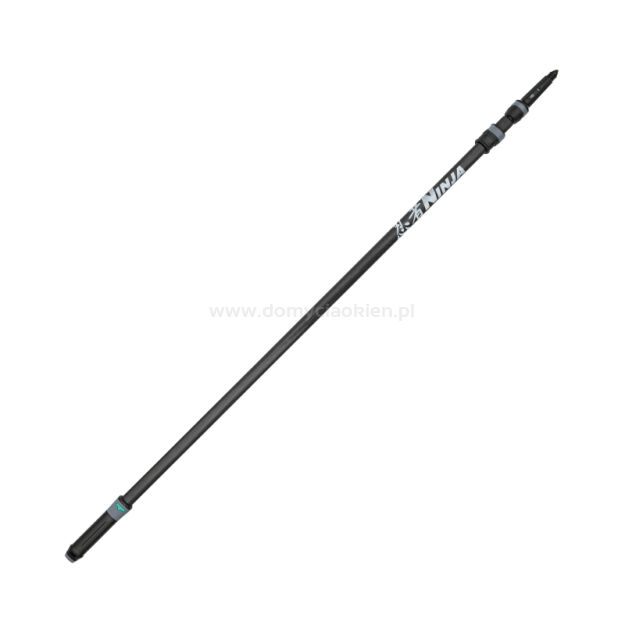 UNGER NINJA  Kij teleskopowy włókno węglowe TelePLUS 2,50 m (2 x 1,25 cm)