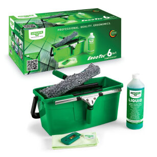 UNGER Zestaw ErgoTec - profesjonalny do mycia okien 6w1