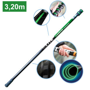 UNGER Kij teleskopowy nLite CARBON Composite 3,2 m / 1,70 m 