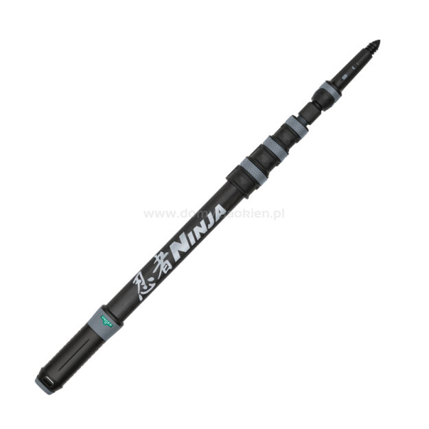 UNGER NINJA  Kij teleskopowy włókno węglowe TelePLUS 1,90 m (4 x 0,475 cm)