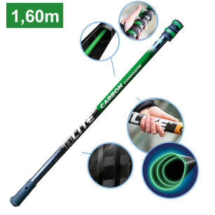 UNGER Kij teleskopowy nLite CARBON Composite 1,60 m / 0,9 m 