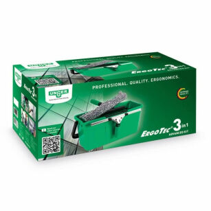 UNGER Zestaw ErgoTec - profesjonalny do mycia okien 3w1