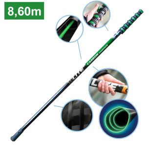 UNGER Kij teleskopowy nLite CARBON Composite 8,60 m / 1,70 m